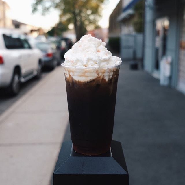 Large Sea Salt Iced Coffe.