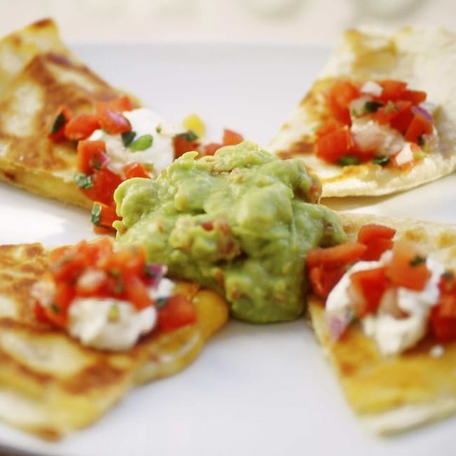 Cheese Quesadilla.