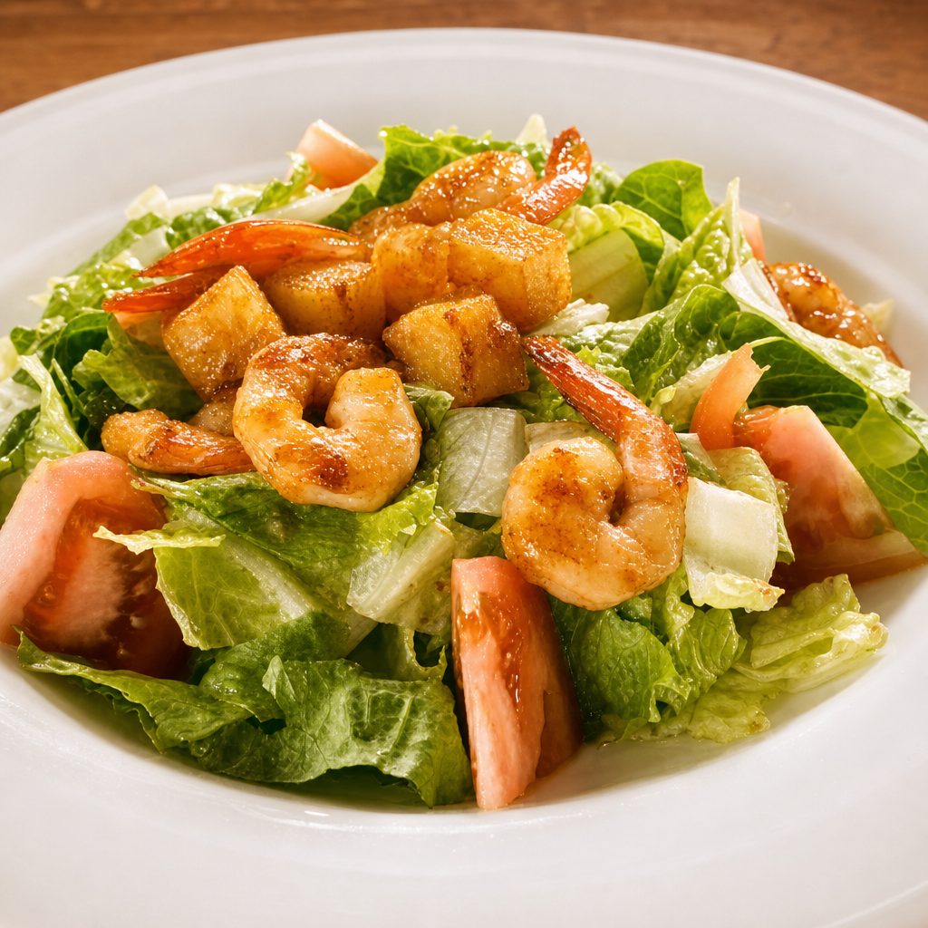 Shrimp Teriyaki Salad.