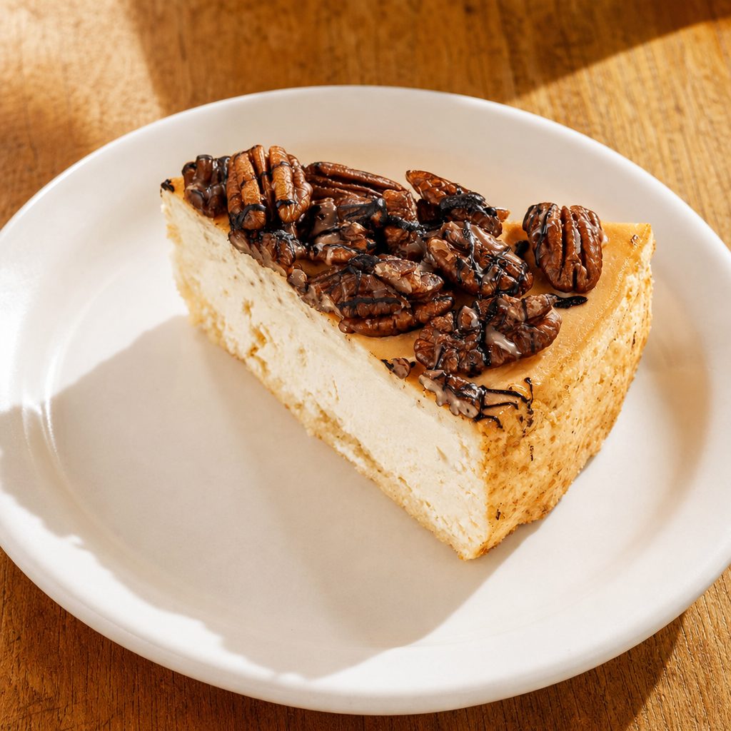 Turtle Cheesecake.
