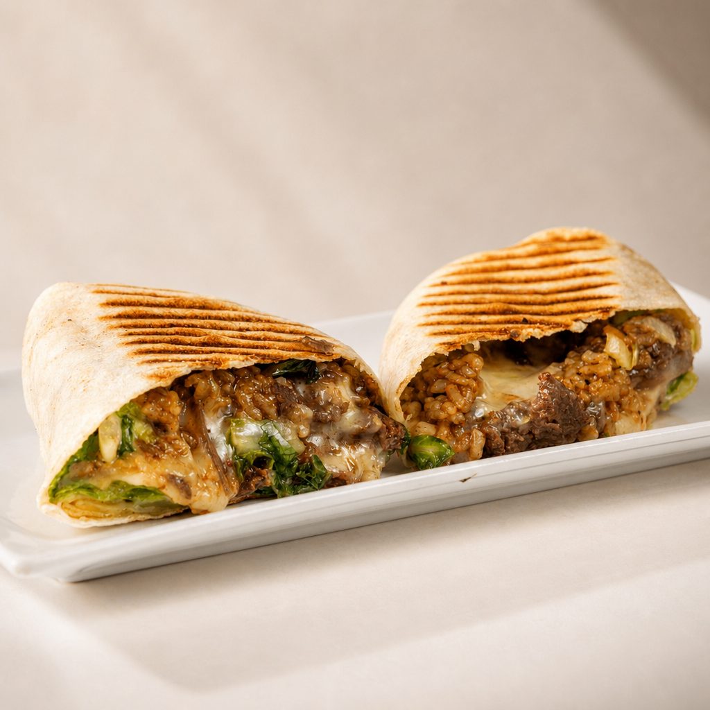 Korean Bulgogi Wrap.