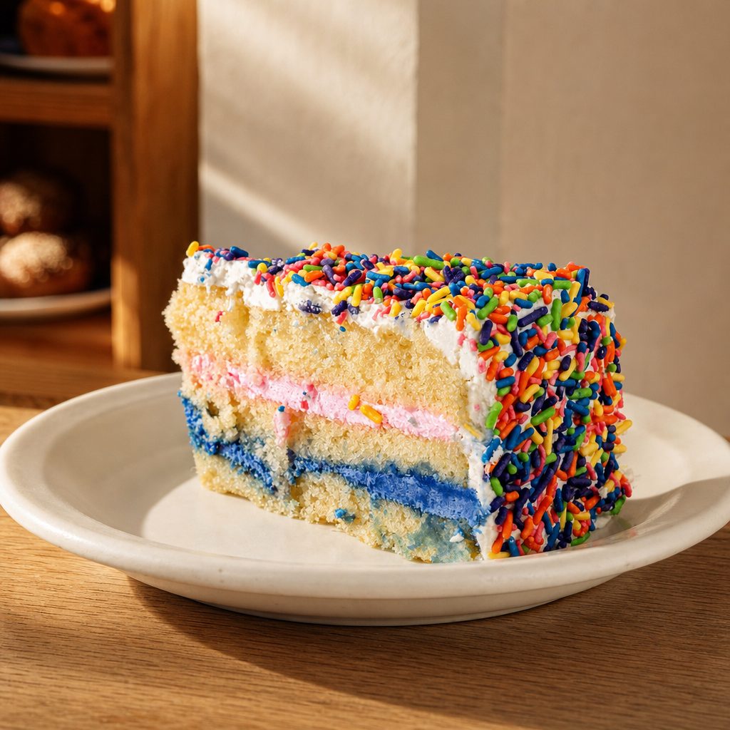 Rainbow Cake.