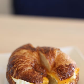 Croissant, Egg & Cheese